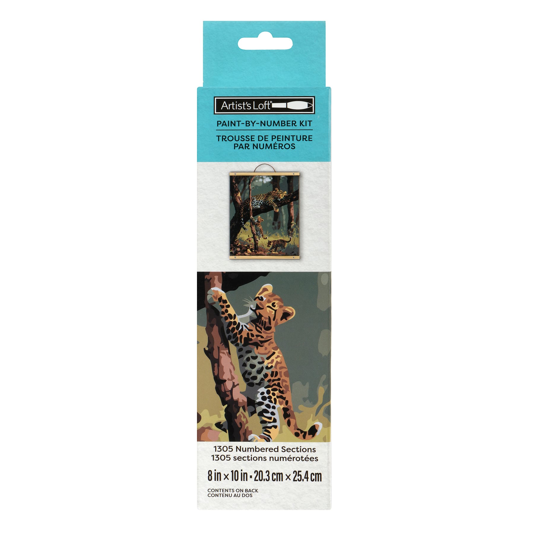 8" x 10" Leopards Paint-by-Number Kit by Artist's Loft®