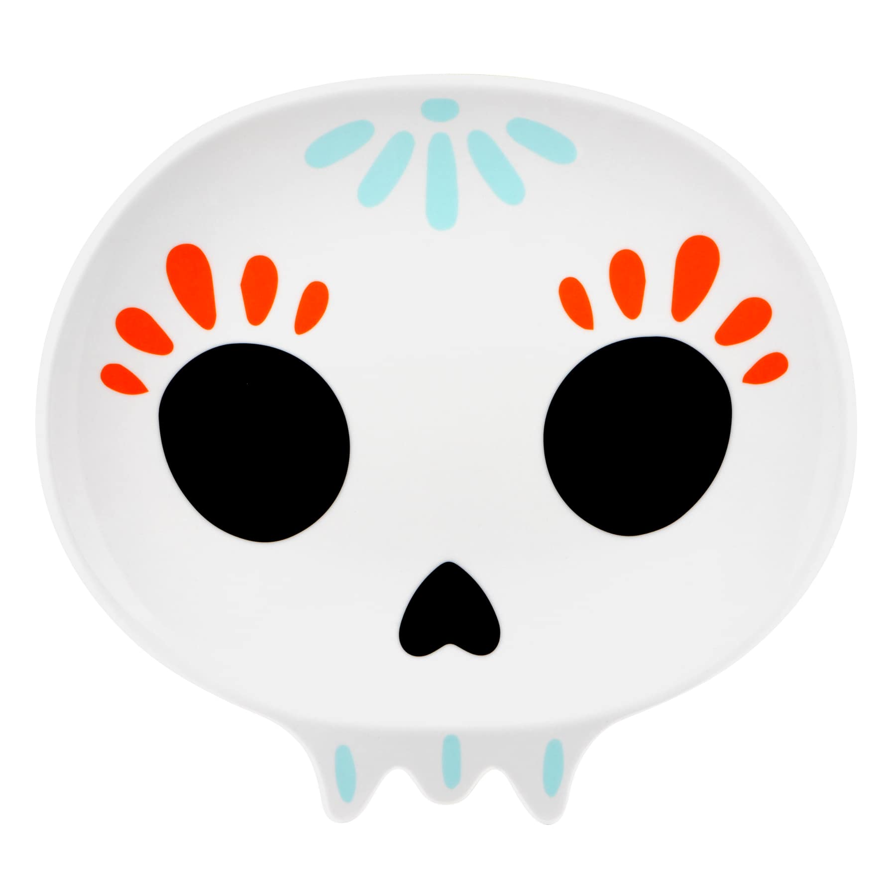 11.9" x 11" Halloween Skull Melamine Platter by Celebrate It™